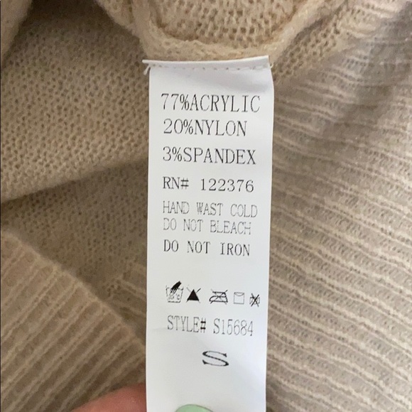 Mustard Seed Two Tone Striped Sweater - Picture 3 of 4